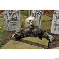 Fun World Halloween Grave Breaker Animated Light-Up Decoration - Black 12"