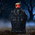 Orangide Halloween Decorations Animated Tombstone Decor With Light Gravestone With Activated Skeleton And Pumpkin For Yard Porch Outdoor Halloween Party